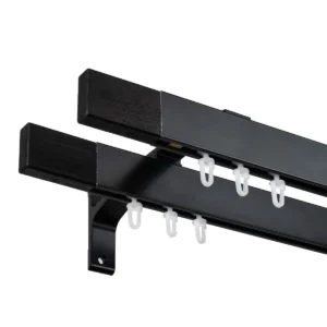 Galerie dubla cu canal de culisare neagra capat negru, Seattle