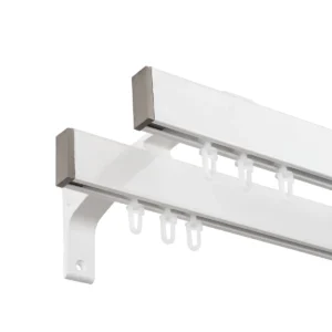 Galerie dubla cu canal de culisare alba capat dop, Seattle