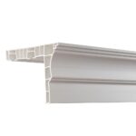 Sina PVC Alba – 2 Canale Tavan, Accesorii Incluse